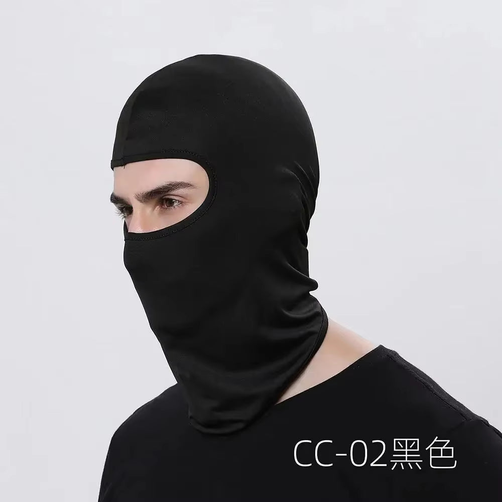 Balaclava Motorcycle Face Maskm Moto Helmet Bandana Hood Ski Neck Full Face Mask Windproof Dustproof Face Shield Men'S Biker Mask