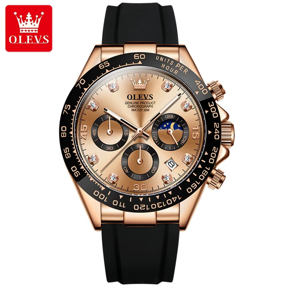 Luxury Men Watch Quartz Man Watches Waterproof Luminous Top Brand Watch for Men Date Chronograph Sport Wristwatch