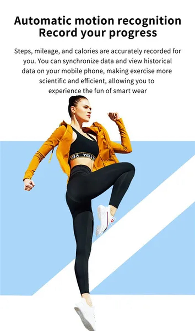 LIGE 2024 Smart Watch Ladies Full Touch Screen Sports Fitness Watch IP67 Waterproof Bluetooth for Android Ios Smart Watch Female